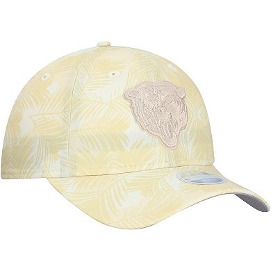 Women's New Era Cream Chicago Bears Frond 9TWENTY Adjustable Hat