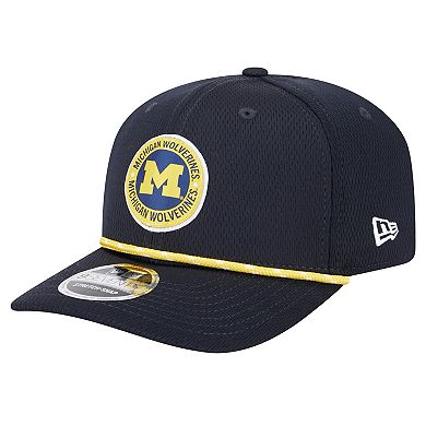 Men's New Era Navy Michigan Wolverines COOLERA 9SEVENTY Rope Stretch-Snap Hat