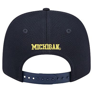 Men's New Era Navy Michigan Wolverines COOLERA 9SEVENTY Rope Stretch-Snap Hat