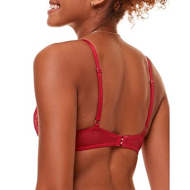 Sylvia Women's Push Up Plunge Bra