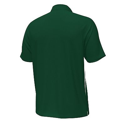 Men's Under Armour Green Colorado State Rams Sideline Title Performance Polo