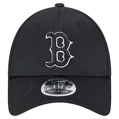 Men's New Era Black Boston Red Sox Pivot 9FORTY Adjustable Hat