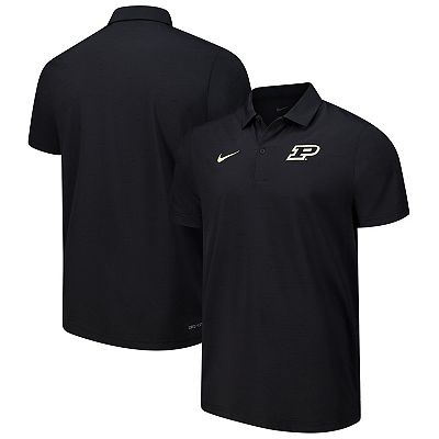 Men s Nike Black Purdue Boilermakers Performance Polo