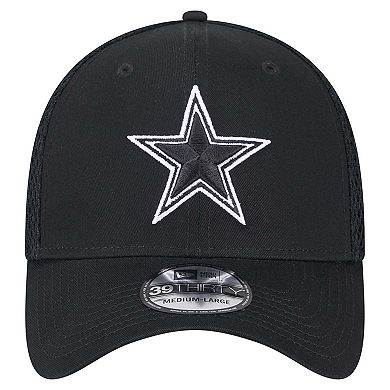 Men's New Era Black Dallas Cowboys Main B-Dub Neo 39THIRTY Flex Hat