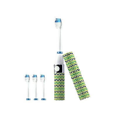 Family Bundle: Pursonic Portable Electric Toothbrush 3-Pack (Blue, Green, Pink)