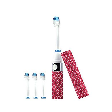 Family Bundle: Pursonic Portable Electric Toothbrush 3-Pack (Blue, Green, Pink)