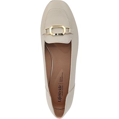 (取寄) ライフストライド レディース セリーヌ LifeStride women Celine Tender Taupe Faux Leather LifeStride Celine Women's Ballet Flats