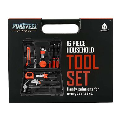 16-piece Household Handy Solutions Tool Kit