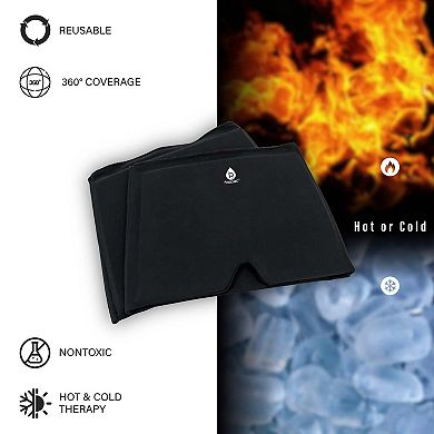 Reusable Hot And Cold Gel Ice Head Wrap Instant Migraine Relief Cap