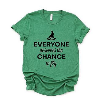 Deserve The Chance To Fly Short Sleeve Graphic Tee