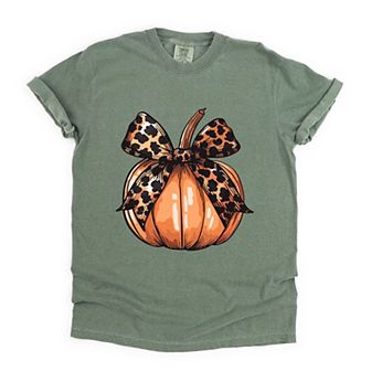 Simply Sage Market Coquette Fall Pumpkin Garment Dyed Tee