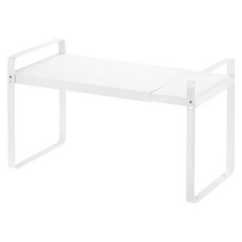 Expandable Cabinet Shelf Organizers, Stackable Counter Storage Shelf for Bathroom Pantry Cupboard
