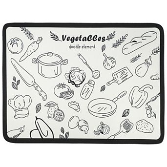 Drain Pad, Dish Drying Mat For Kitchen For Sink, 15.75"x11.81"