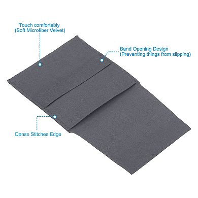 Jewelry Pouches Portable Soft Storage Bags Packaging for Necklace Bracelet