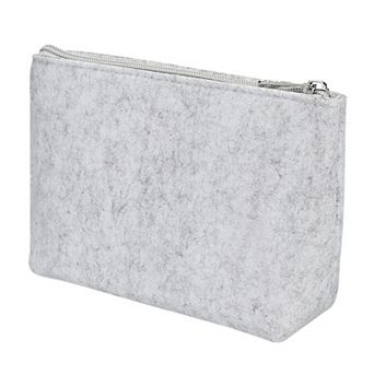 Felt Pencil Bag Pen Case, Stationery Storage Zipper Pouch For Office Organizer