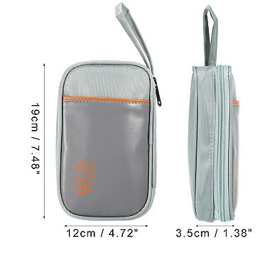Electronic Organizer, Travel Cable Organizer, Double Layers Pouch, Electronic Accessories Case