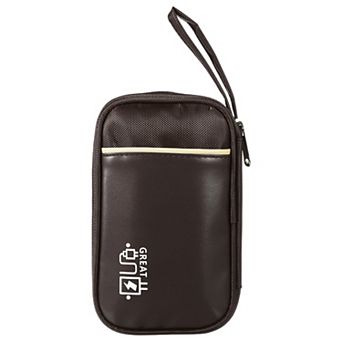 Electronic Organizer, Travel Cable Organizer, Double Layers Pouch, Electronic Accessories Case