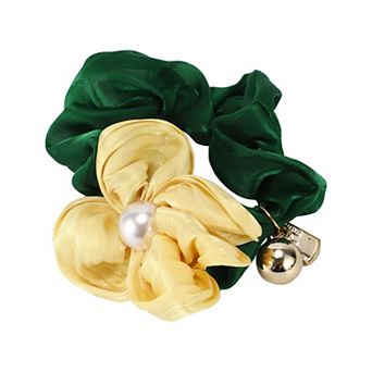 Fashion Elegant Flowers Hair Scrunchies For Women For Girls 1 pc
