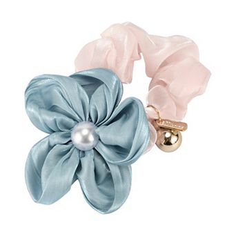 Fashion Elegant Flowers Hair Scrunchies For Women For Girls 1 pc