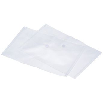 File Folder Plastic Envelopes Document Organizer With Snap Button For Home Office 9.4" x 6.7"