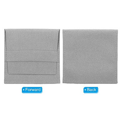 Jewelry Pouches With Band, Microfiber Jewelry Pouches Portable Soft Storage Bags Packaging
