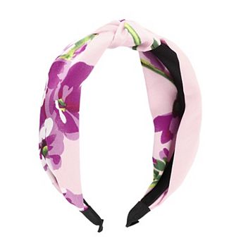Elegant Knotted Printed Wide Hairband For Women 6.50"x4.92" 1 pc