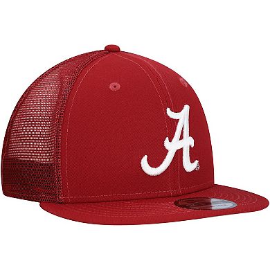 Men's New Era Crimson Alabama Crimson Tide 9FIFTY Trucker Snapback Hat