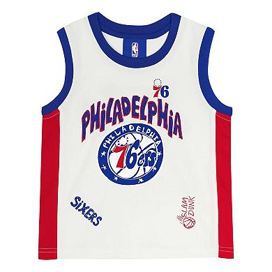 Preschool Philadelphia 76ers Mesh Tank Top and Shorts Set
