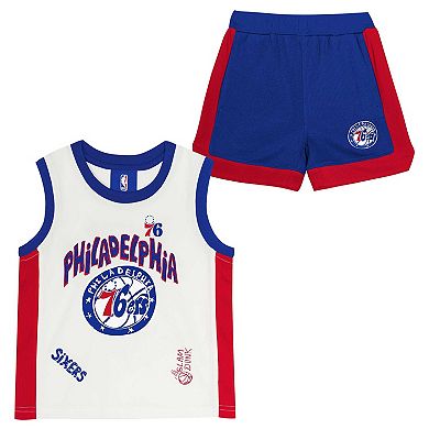 Preschool Philadelphia 76ers Mesh Tank Top and Shorts Set