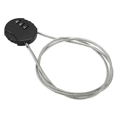 Small Combination Lock 31.4 Inch, 1 Pack 3 Digit Padlock For Gym Locker