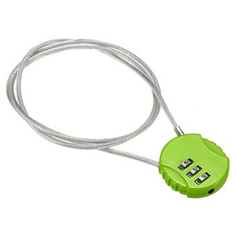 Small Combination Lock 31.4 Inch, 1 Pack 3 Digit Padlock for Gym Locker