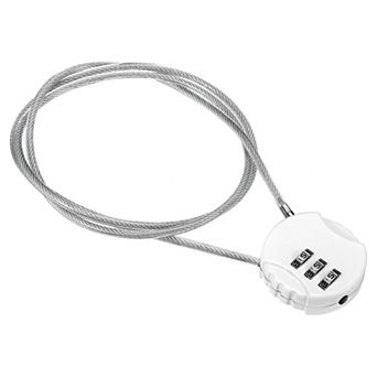 Small Combination Lock 31.4 Inch, 1 Pack 3 Digit Padlock for Gym Locker