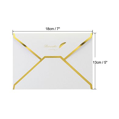 Envelopes V Flap Luxury Style For Invitation Wedding Birthday