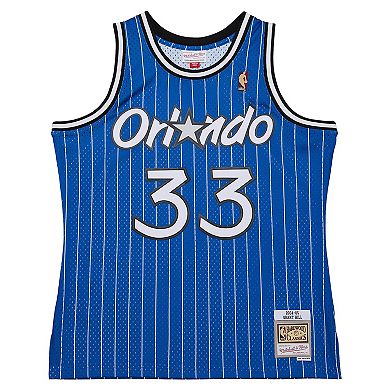 Men's Mitchell & Ness Grant Hill Blue Orlando Magic 2004/05 Hardwood Classics Swingman Jersey