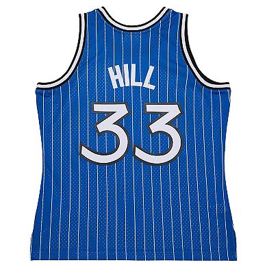 Men's Mitchell & Ness Grant Hill Blue Orlando Magic 2004/05 Hardwood Classics Swingman Jersey