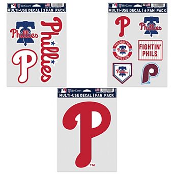 WinCraft Philadelphia Phillies Three-Pack Fan Decal Set