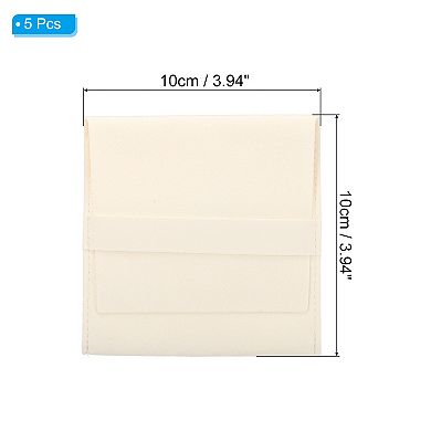 Jewelry Pouches Portable Soft Storage Bags Packaging for Necklace, Bracelet