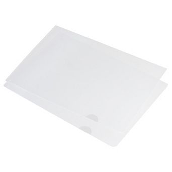 L Type Folders, File Project Pockets Clear Paper Document Jacket Sleeve For Office