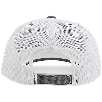 Men's HOOey Gray Dallas Cowboys H Cord Trucker Adjustable Hat