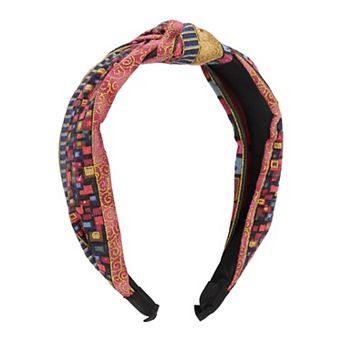 Fashion Elegant Knotted Floral Wide Hairband For Women For Girls 6.69"x4.92" 1 pc