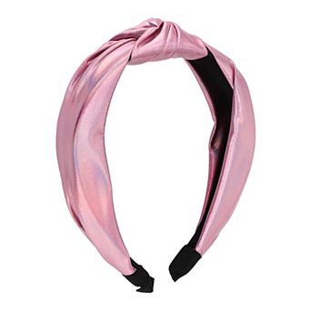 Elegant Glossy Knotted Wide Hairband For Women For Girls 6.69"x5.12"