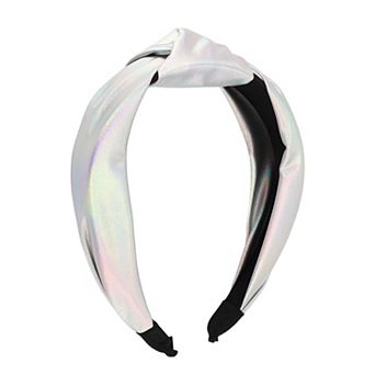 Elegant Glossy Knotted Wide Hairband For Women For Girls 6.69"x5.12"