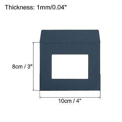 Full Face Window Envelopes Clear Double Sided for Mailing Statement Photos Catalogs