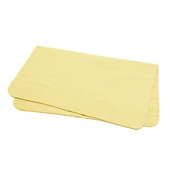 Absorbent Synthetic Drying Chamois Towel Car Wash Cleaning Cloth Yellow 43 X 32cm