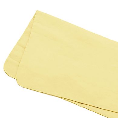 Absorbent Synthetic Drying Chamois Towel Car Wash Cleaning Cloth Yellow 43 X 32cm