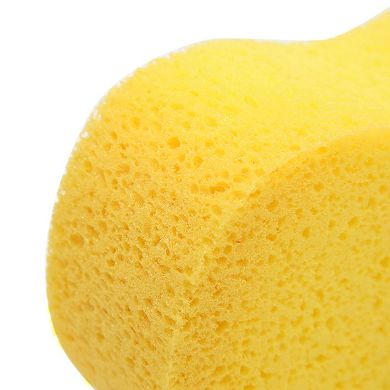 Universal Yellow Portable 8 Shaped Car Automobile Washing Cleaning Sponge Pad