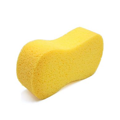 Universal Yellow Portable 8 Shaped Car Automobile Washing Cleaning Sponge Pad