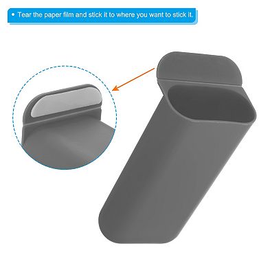 Diy Screen Pen Holder Pencil Holder Self-adhesive Pencil Cup Square 2pcs