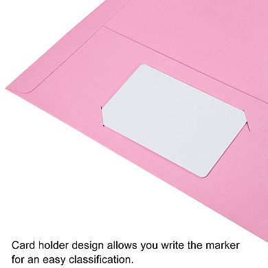 Two-Pocket Folders Letter Files Portfolio Storage Organizer Folder for Office Business