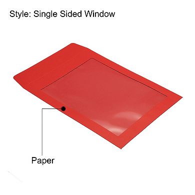 Full Face Window Envelopes Clear Single Sided For Mailing Statement Photos Catalogs